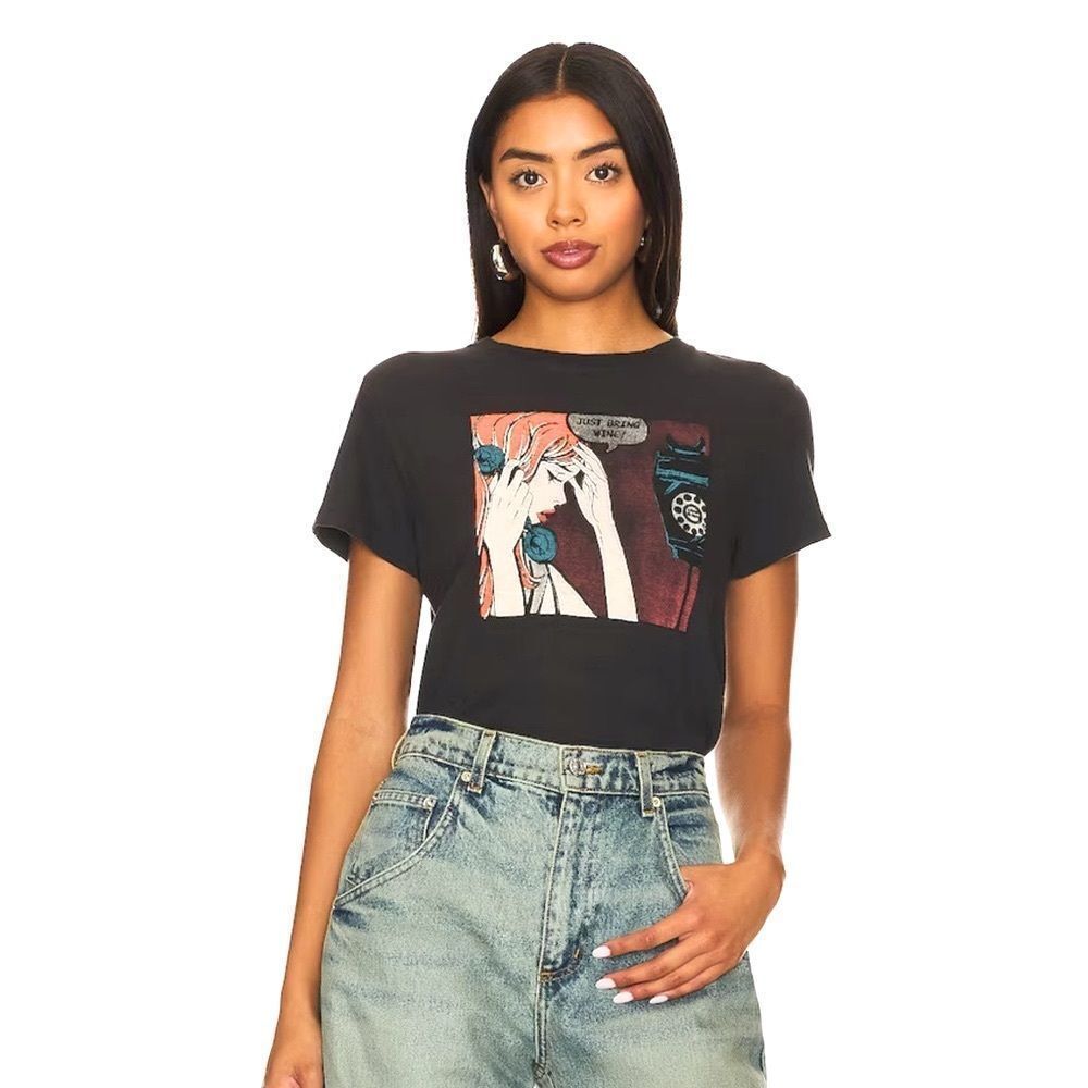 NWT Revolve X Re/Done Classic Tee Just Bring Wine